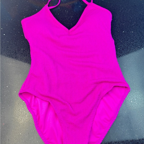 No Boundaries Other - Swimsuit pink ,one piece,No Boundaries .Fuchsia New never used